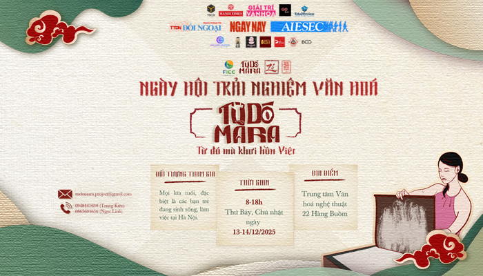 [BTTT] [HN] Sự Kiện Ngày Hội Trải Nghiệm Văn Hóa Về Nét Đẹp Giấy Dó Trong Truyền Thống Và Hiện Đại Từ “Dó” Mà Ra 2025 bở Sinh Viên Học viện Ngoại Giao